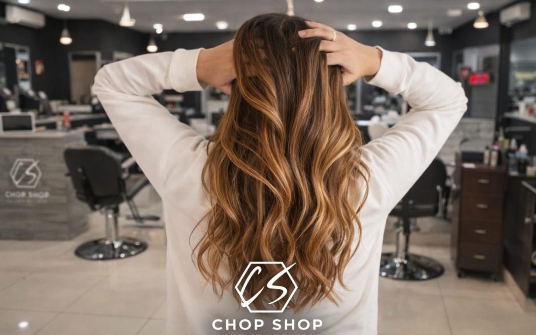 Balayage natural en cabello largo en Chop Shop Salon de Belleza TijuanaBalayage natural en cabello largo en Chop Shop Salon de Belleza Tijuana