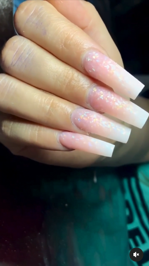 Uñas Lavander Gelish Tijuana Salon de Belleza Chop Shop