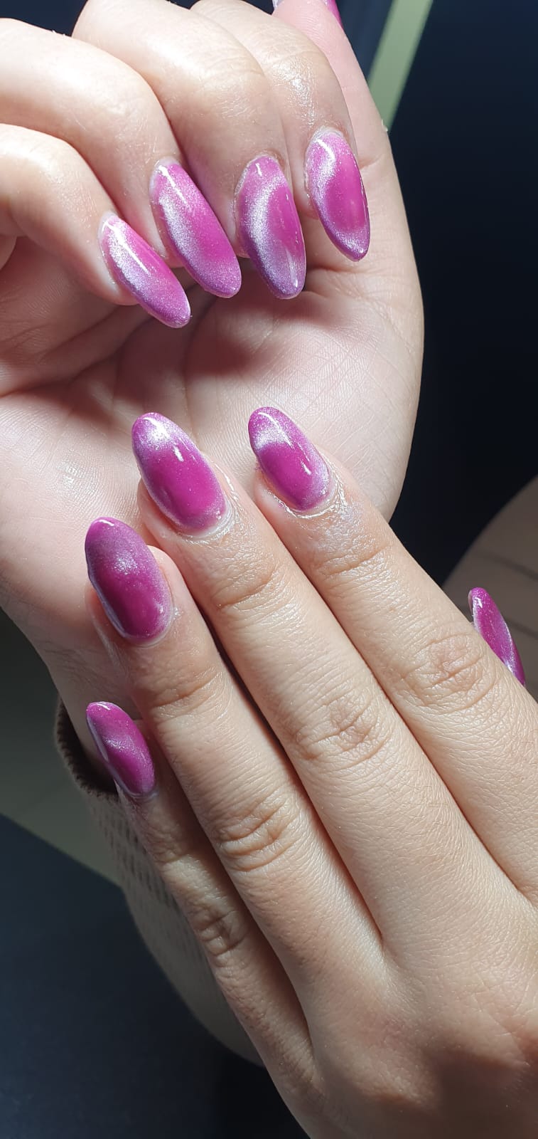 Uñas Lavander Gelish Tijuana Salon de Belleza Chop Shop