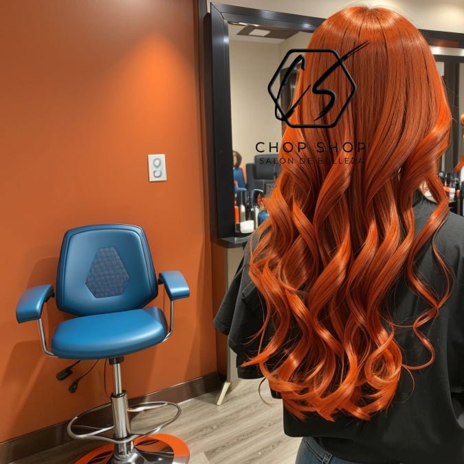 Naranja coloración del cabello