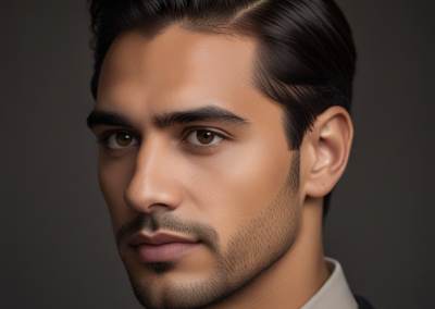 Parte lateral, Corte de Pelo Hombre