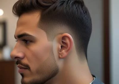 Corte de tripulación: El corte de tripulación es un estilo corto clásico donde el cabello en la parte superior se corta corto y se desvanece, mientras que los lados y la parte de atrás son aún más cortos.