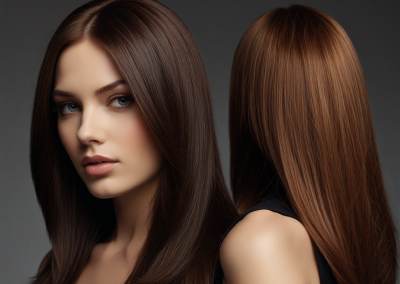 Corte con Capas en V Forma. Corte de Cabello Largo en Tijuana.