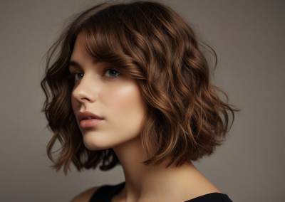 Wavy Bob Corte de Cabello en Tijuana