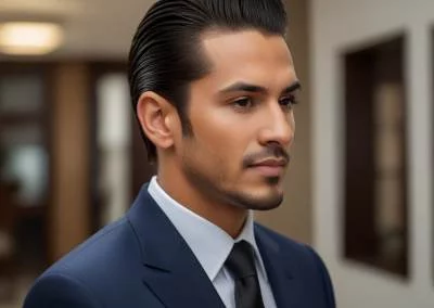 Pelo largo corte de cabello