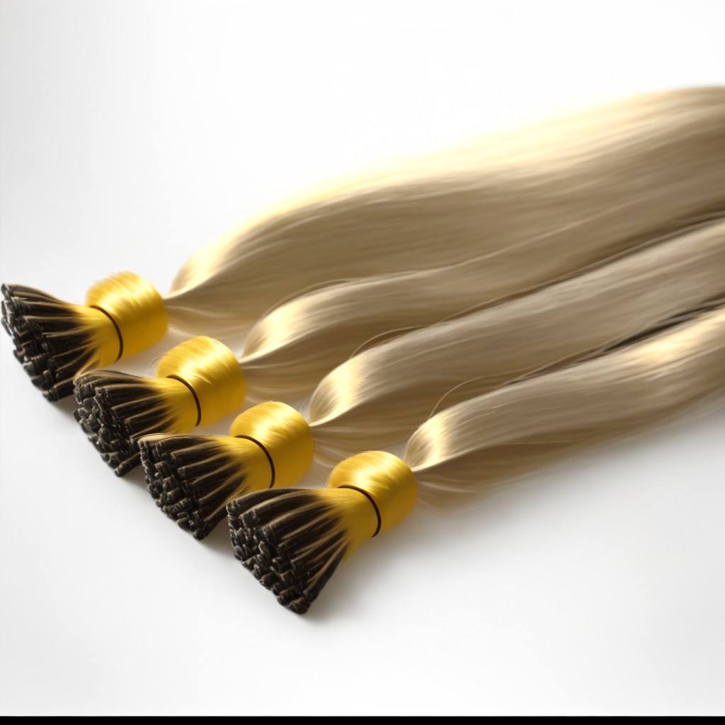 Extensiones de Cabello Natural con Keratina y Anillas Micro / Grappa