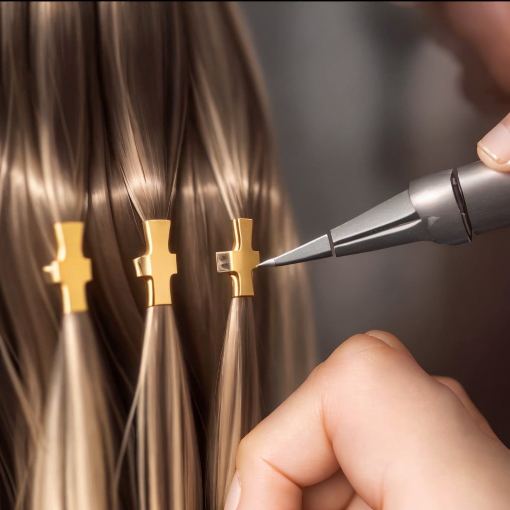 Extensiones de Cabello Natural con Microchip y Keratina