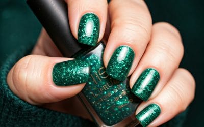 5 Estilos de Uñas Acrílicas con Efecto Azúcar para Posadas Navideñas en Chop Shop’s Salón de Uñas en Tijuana.