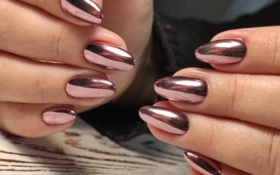 ¡6 Estilos de Uñas Brillantes Efecto Espejo para Recibir el 2025 con Estilo en Tijuana!