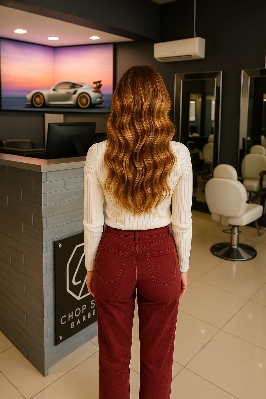 Servicio profesional de belleza y estilismo en Chop Shop Salón de Belleza Tijuana