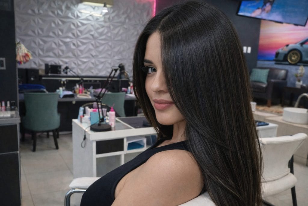 Alaciado Permanente Chop Shop Salon de Belleza