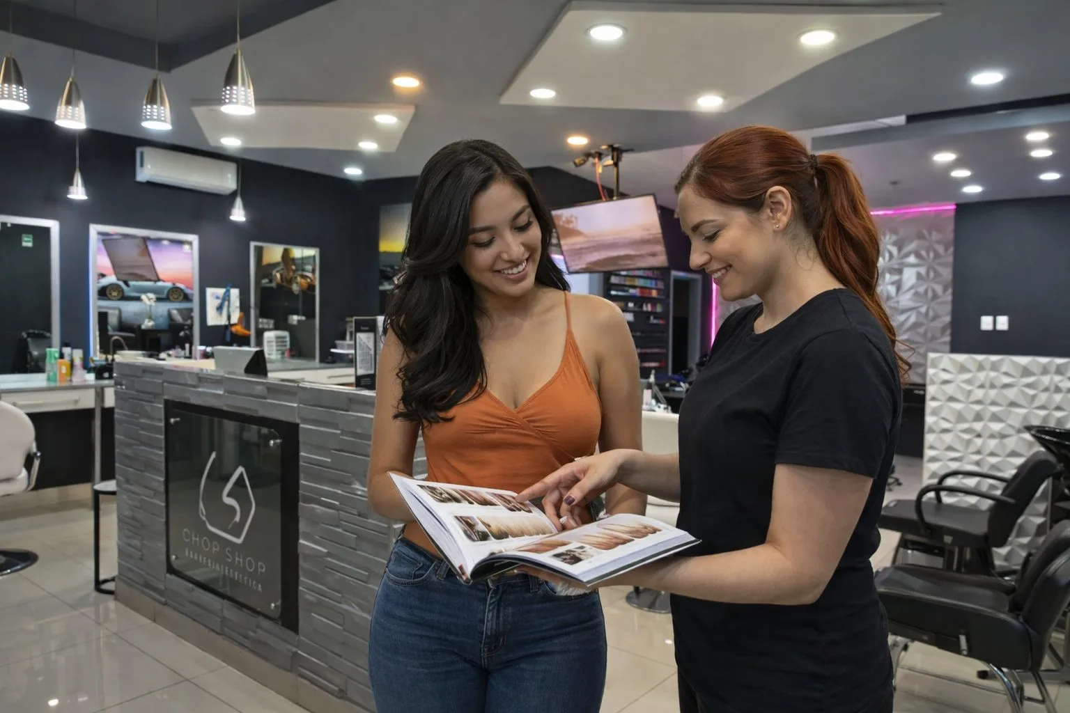 Consulta de cambio de imagen en salón de belleza en Colonia Cacho Tijuana