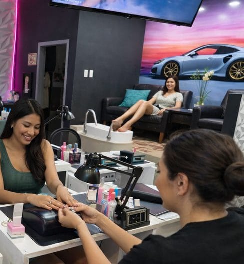 Manicure y pedicure profesional en salón de belleza en Colonia Cacho Tijuana